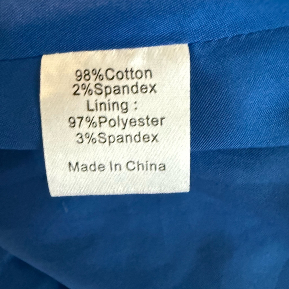 NEW Women's Tuckernuck Dress XXXL Blue Moire Floral - Picture 4 of 7